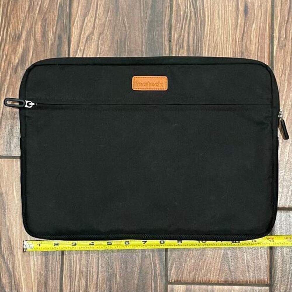 Inateck Laptop Sleeve 14”x10” Black with‎ Front Pocket